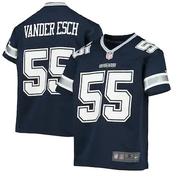 youth nike leighton vander esch navy dallas cowboys team ga